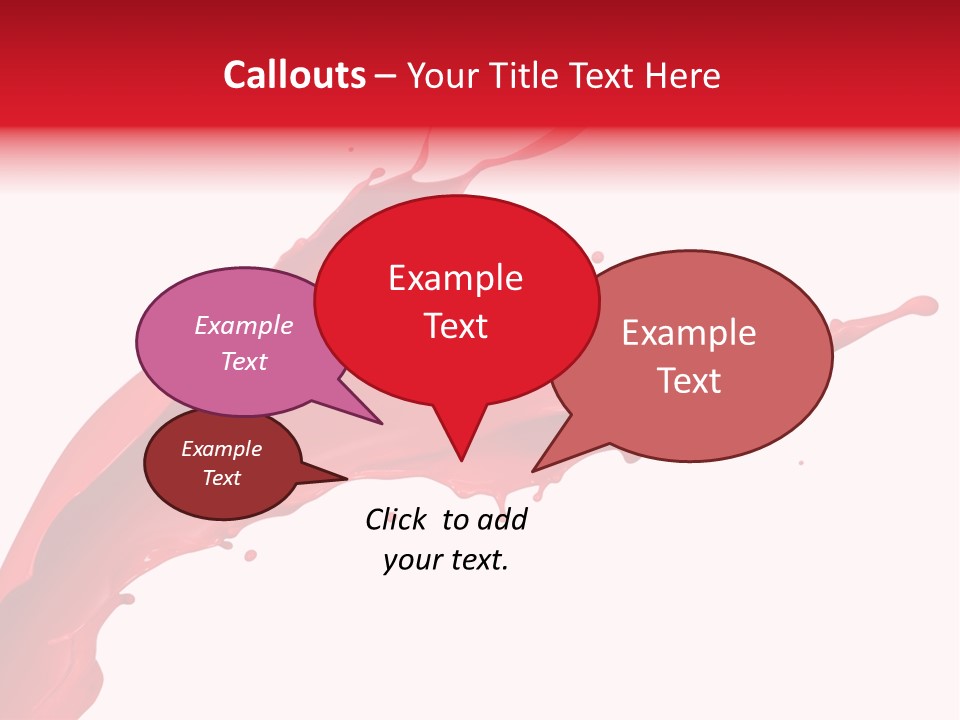 Motion White Background Liquid PowerPoint Template