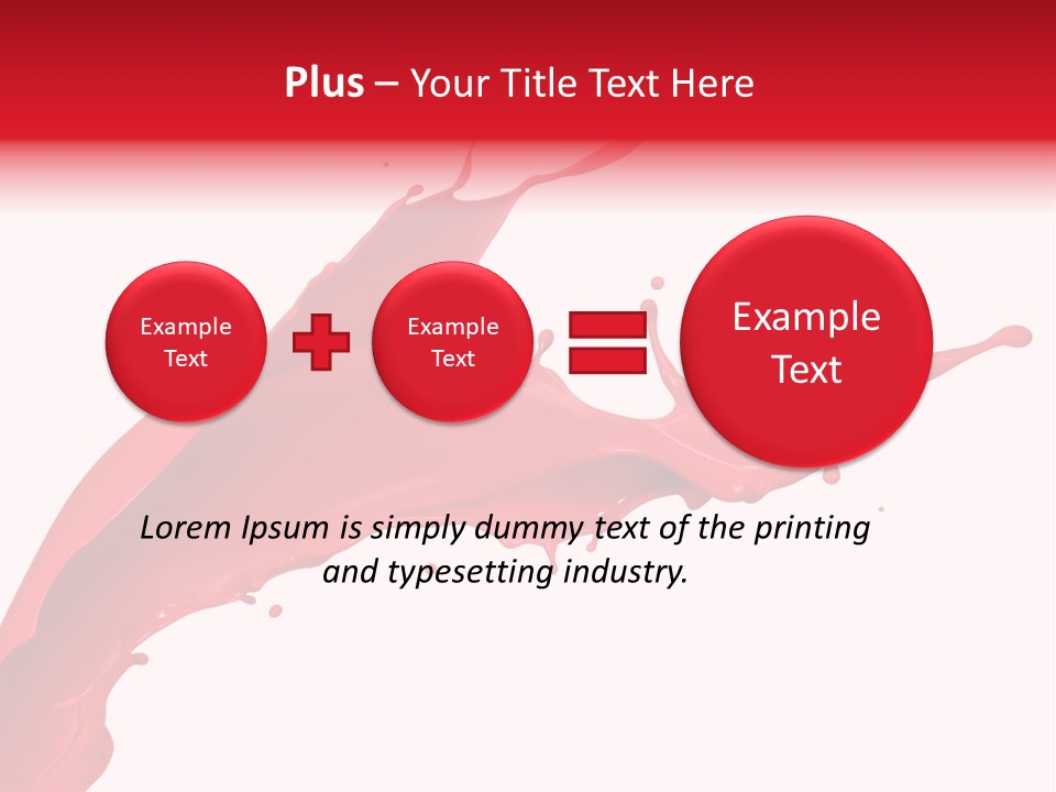 Motion White Background Liquid PowerPoint Template