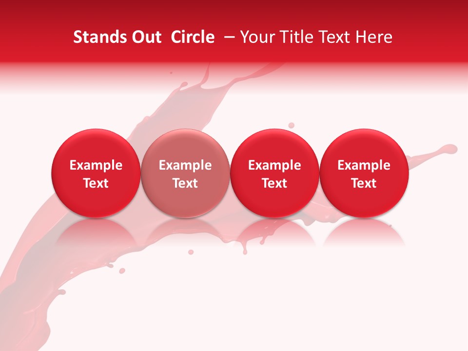 Motion White Background Liquid PowerPoint Template