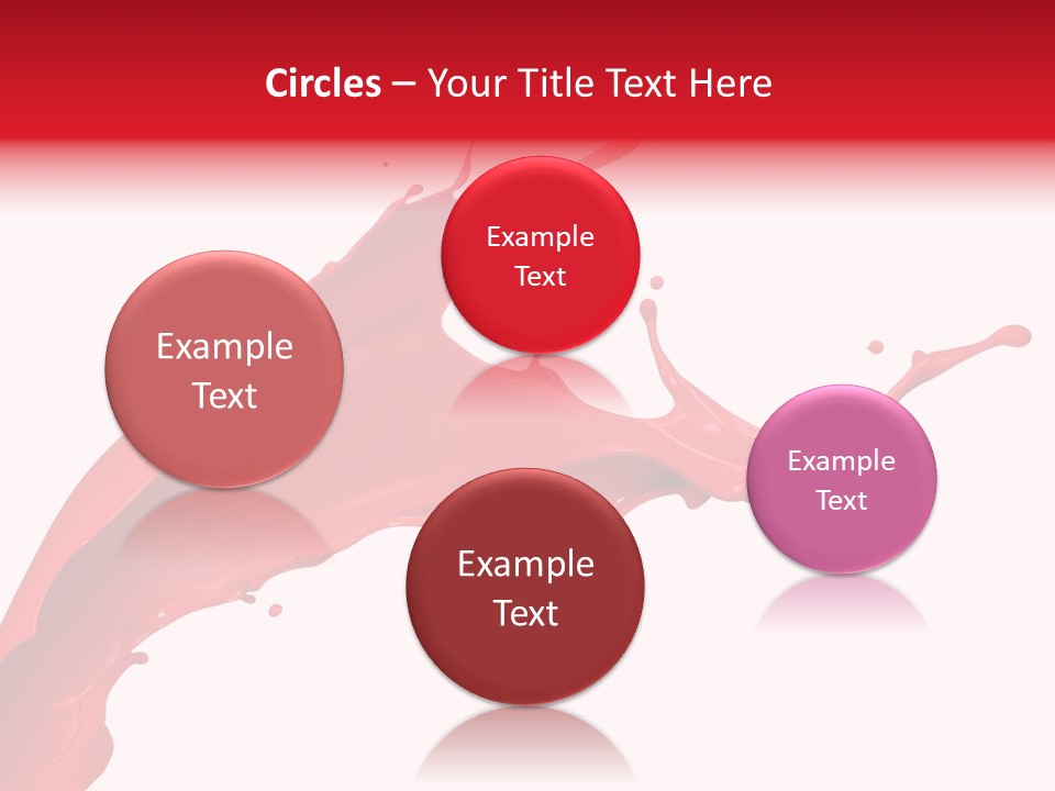 Motion White Background Liquid PowerPoint Template