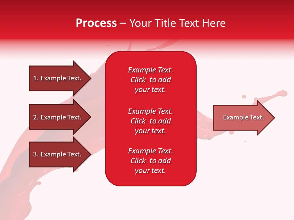Motion White Background Liquid PowerPoint Template