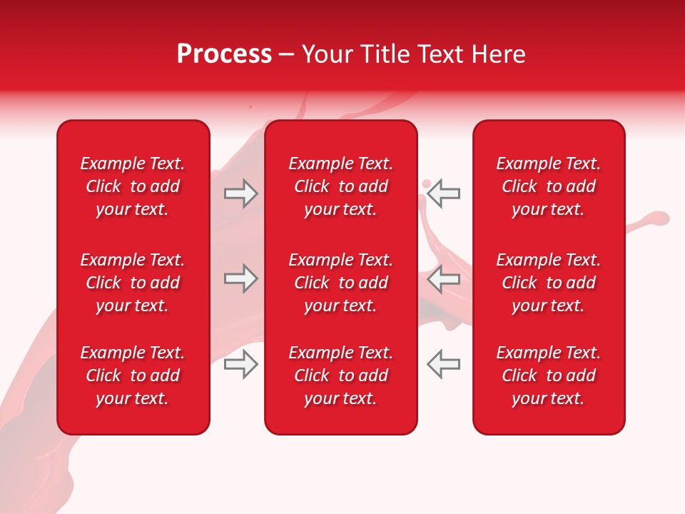 Motion White Background Liquid PowerPoint Template
