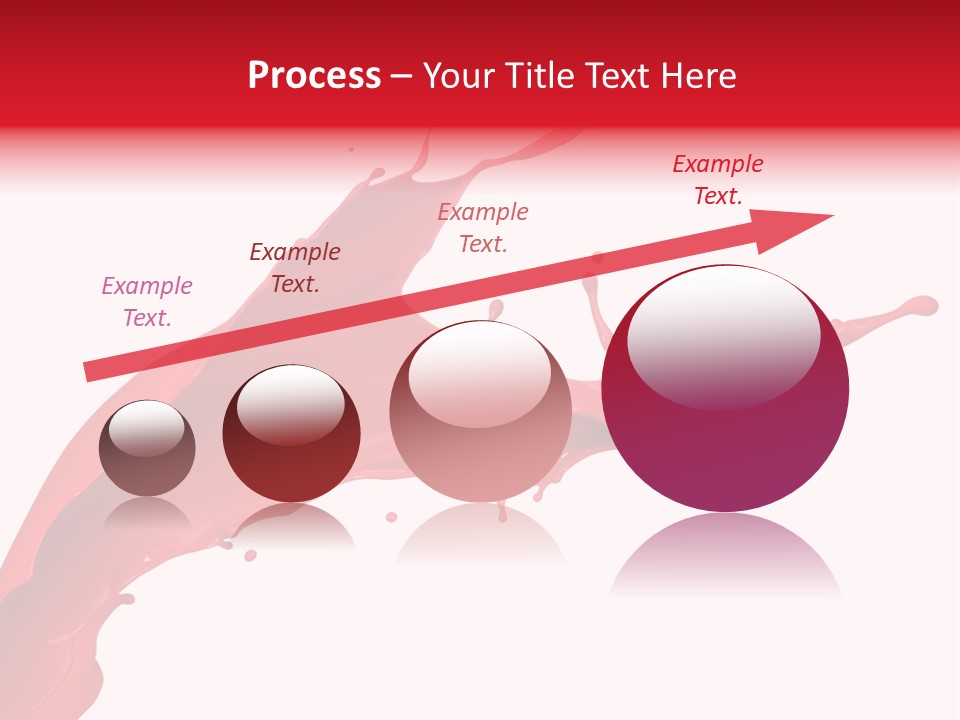 Motion White Background Liquid PowerPoint Template