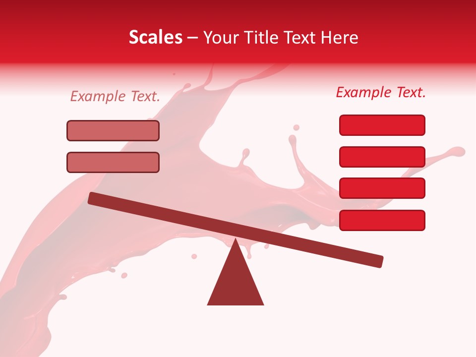 Motion White Background Liquid PowerPoint Template