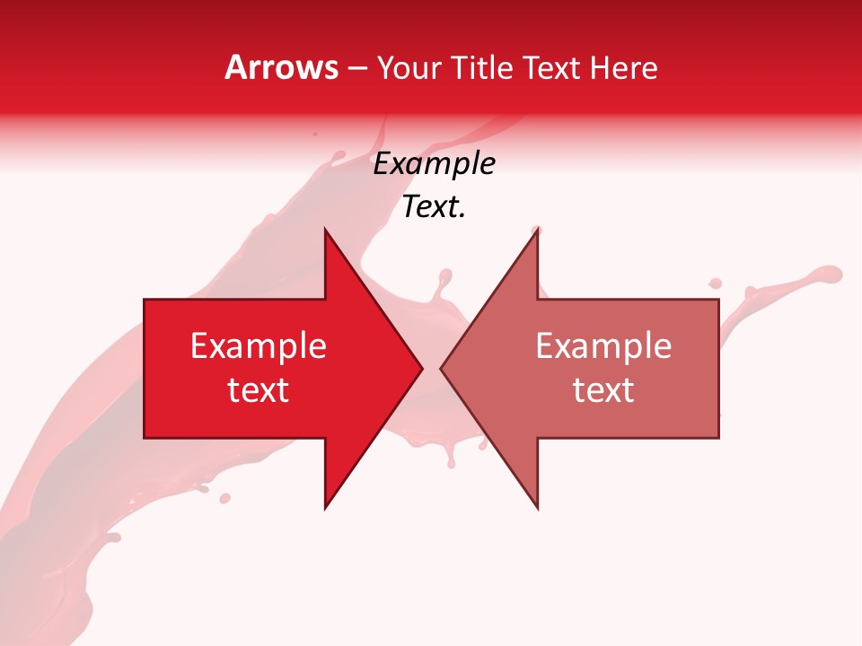 Motion White Background Liquid PowerPoint Template