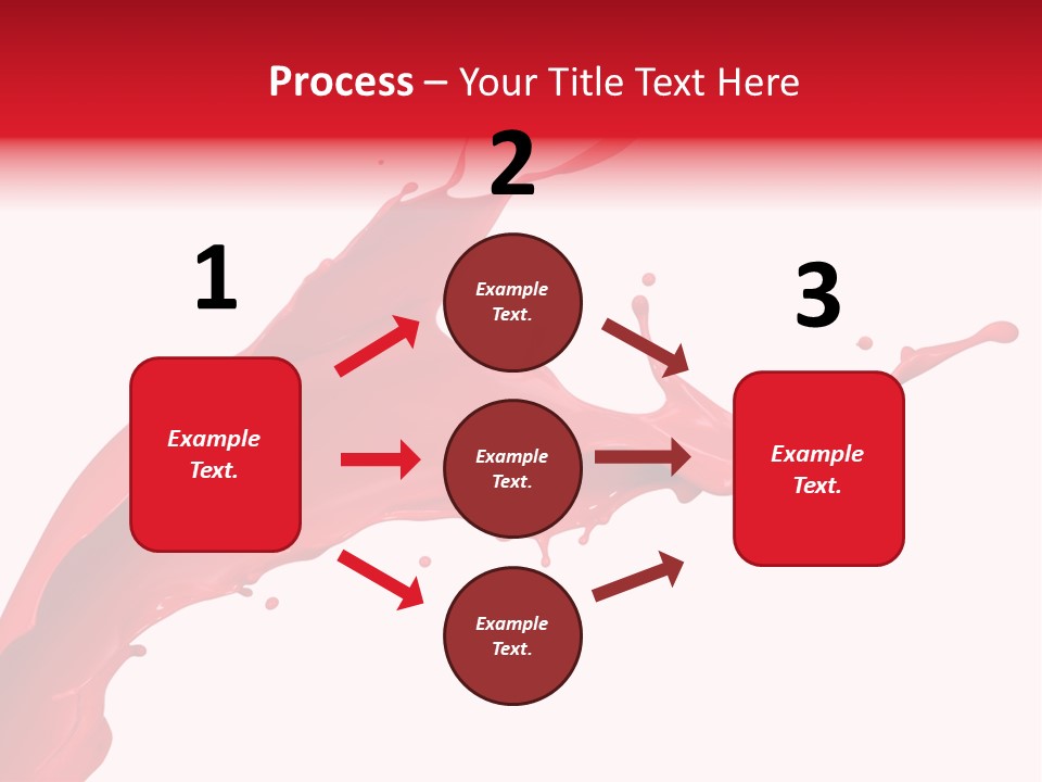 Motion White Background Liquid PowerPoint Template