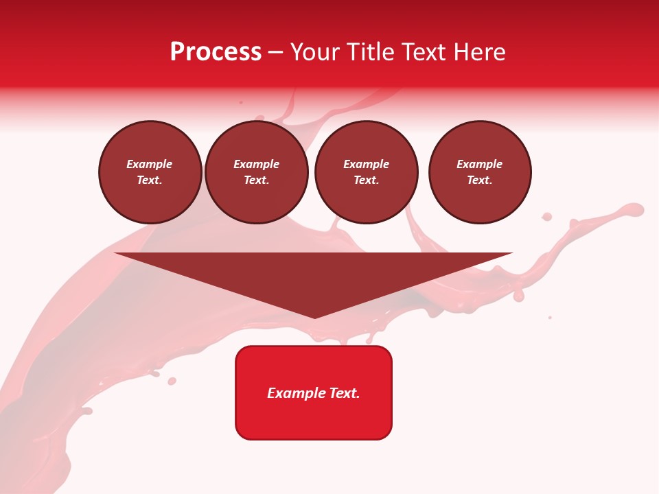 Motion White Background Liquid PowerPoint Template