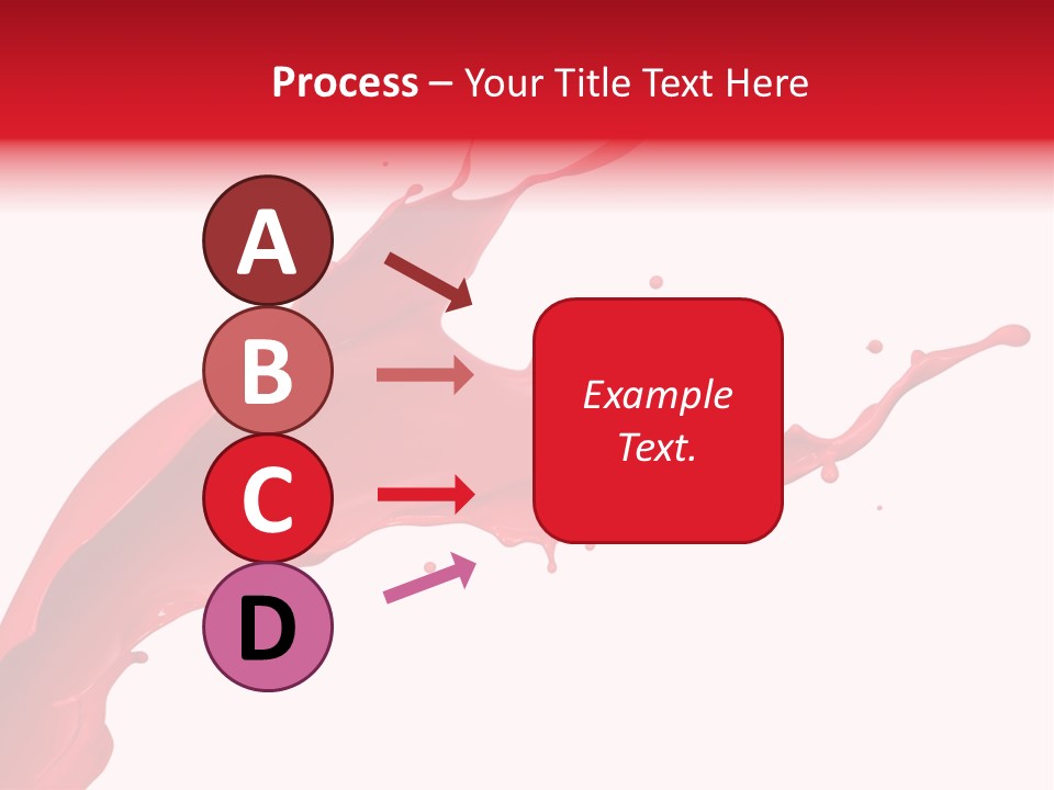 Motion White Background Liquid PowerPoint Template