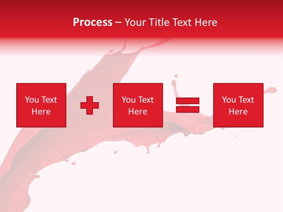 Motion White Background Liquid PowerPoint Template