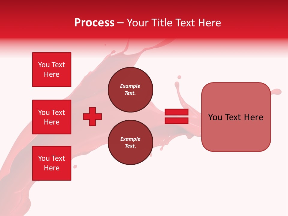 Motion White Background Liquid PowerPoint Template