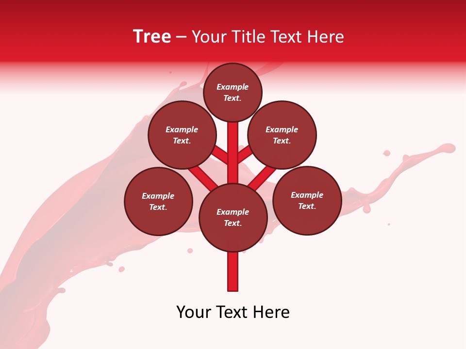 Motion White Background Liquid PowerPoint Template