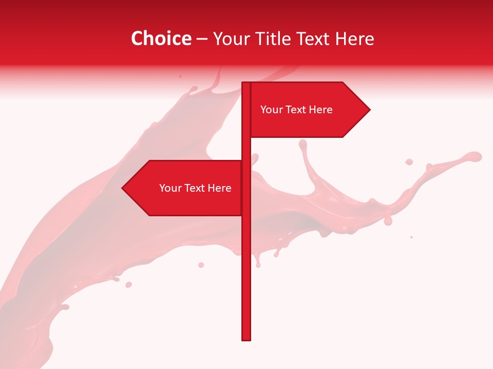 Motion White Background Liquid PowerPoint Template