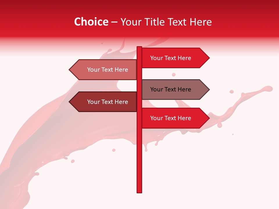 Motion White Background Liquid PowerPoint Template