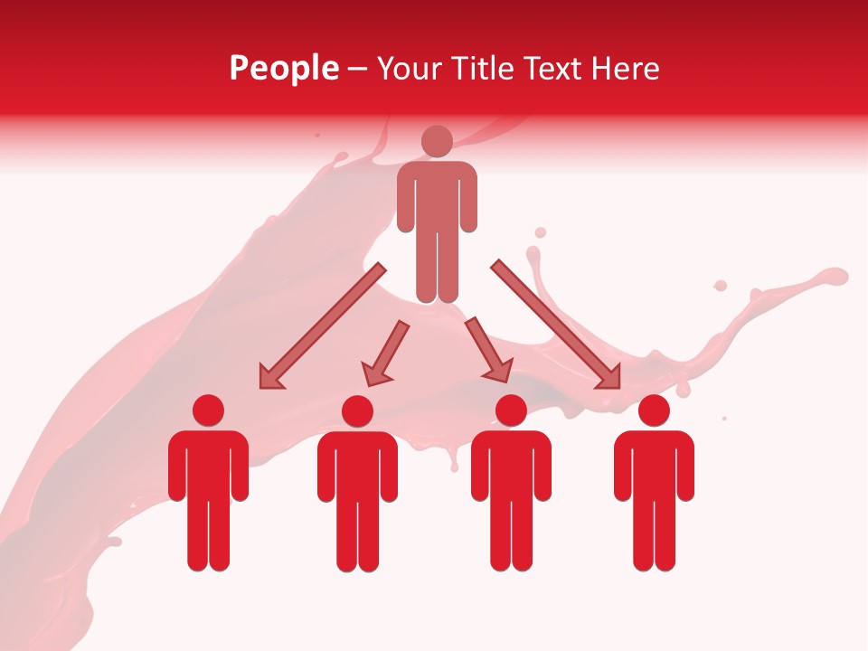 Motion White Background Liquid PowerPoint Template