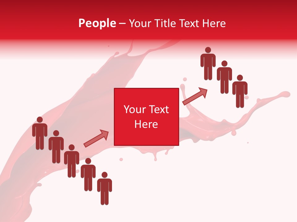 Motion White Background Liquid PowerPoint Template