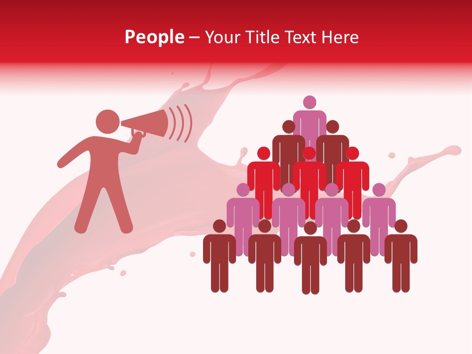 Motion White Background Liquid PowerPoint Template