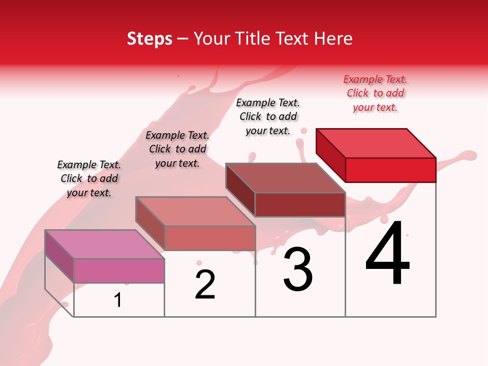 Motion White Background Liquid PowerPoint Template