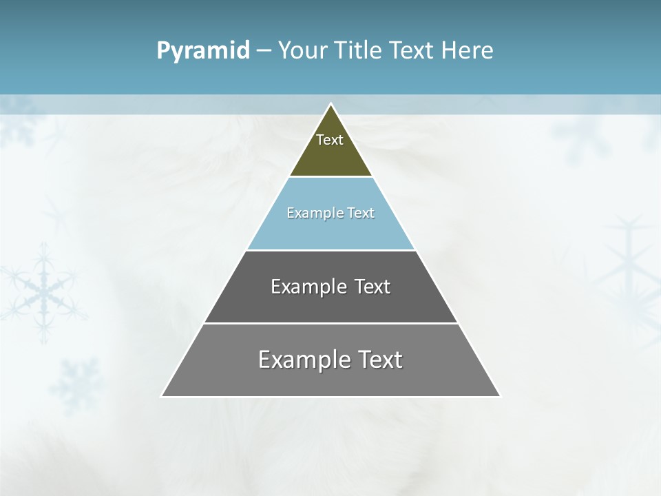 Kitten Pampered Snowflakes PowerPoint Template