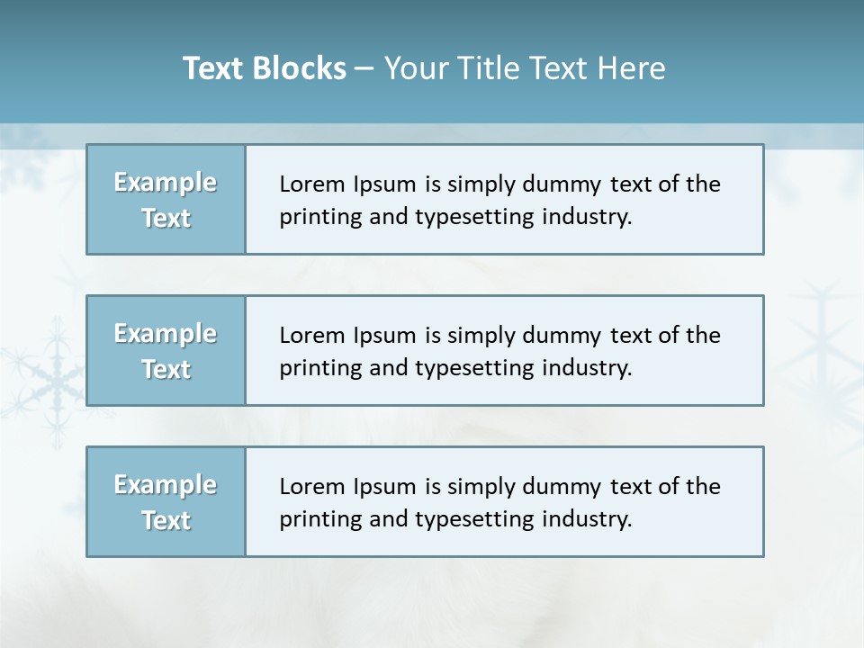 Kitten Pampered Snowflakes PowerPoint Template