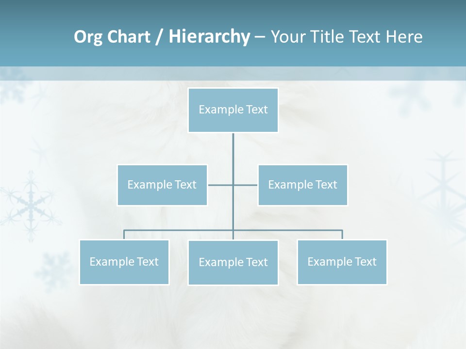 Kitten Pampered Snowflakes PowerPoint Template