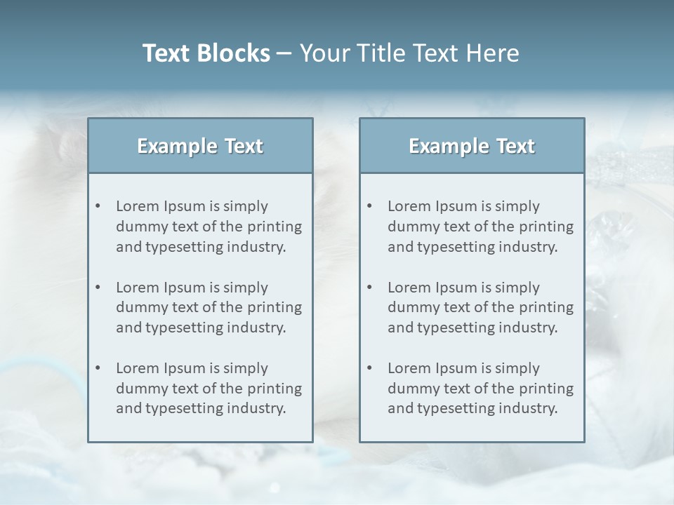Winter Colour Presents PowerPoint Template