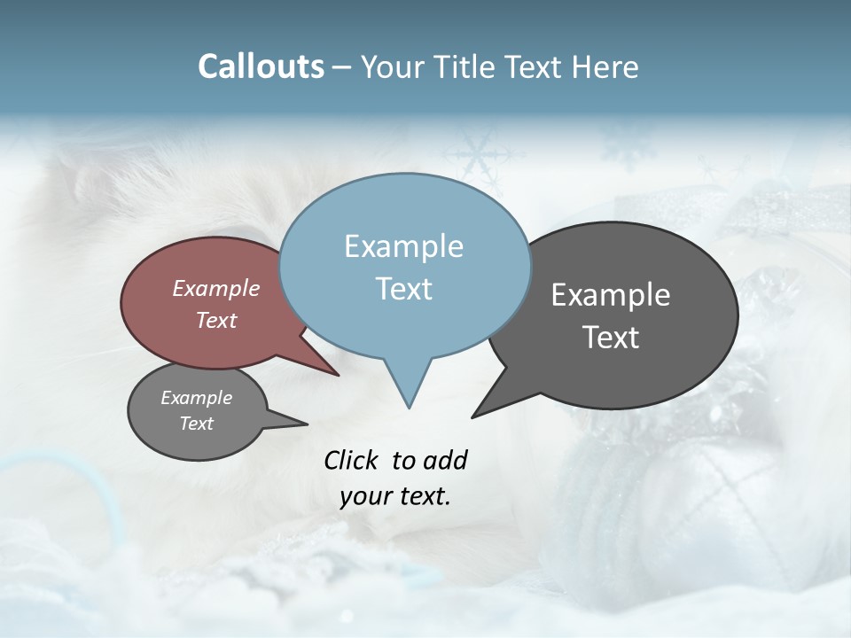 Winter Colour Presents PowerPoint Template