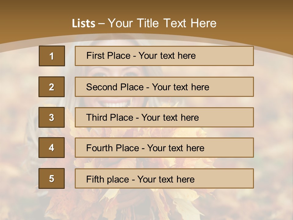 White Yellow Orange PowerPoint Template
