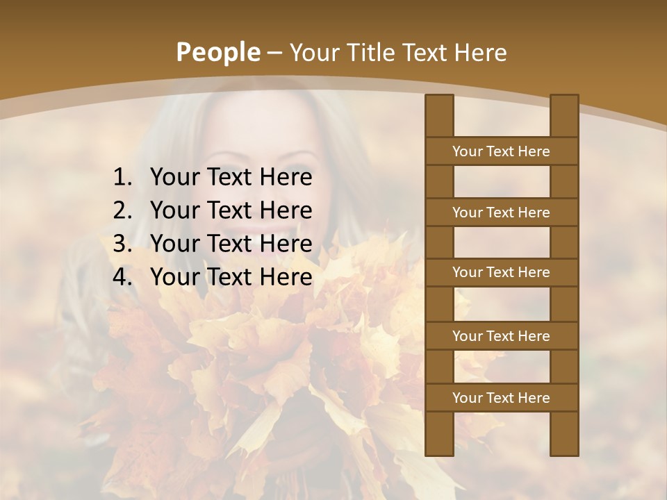 White Yellow Orange PowerPoint Template