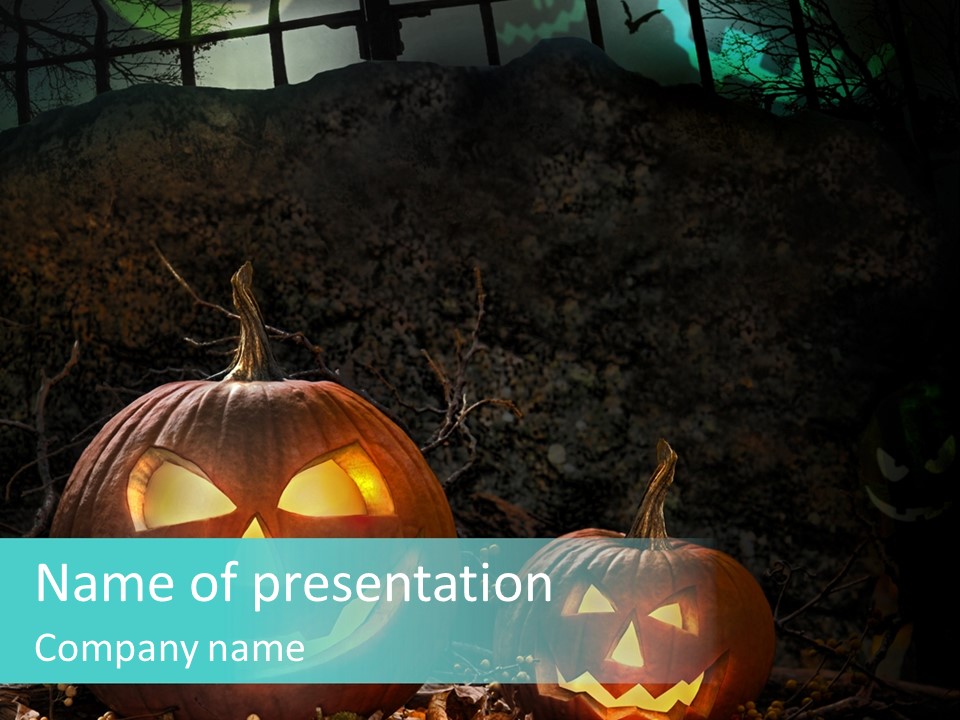 Haunting Funny Fierce PowerPoint Template