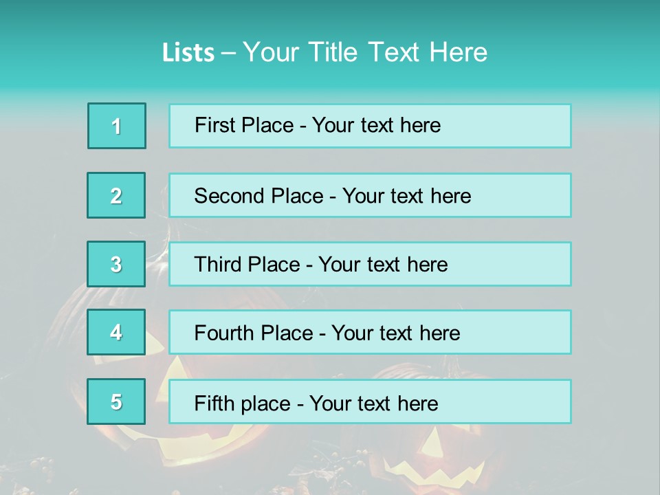 Haunting Funny Fierce PowerPoint Template