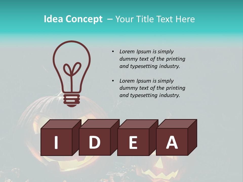 Haunting Funny Fierce PowerPoint Template