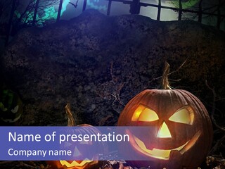 Design Flame Face PowerPoint Template