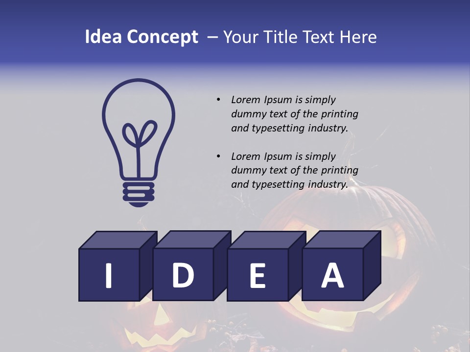 Design Flame Face PowerPoint Template