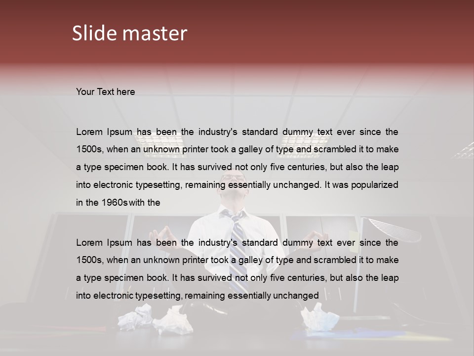 Night Sitting People PowerPoint Template