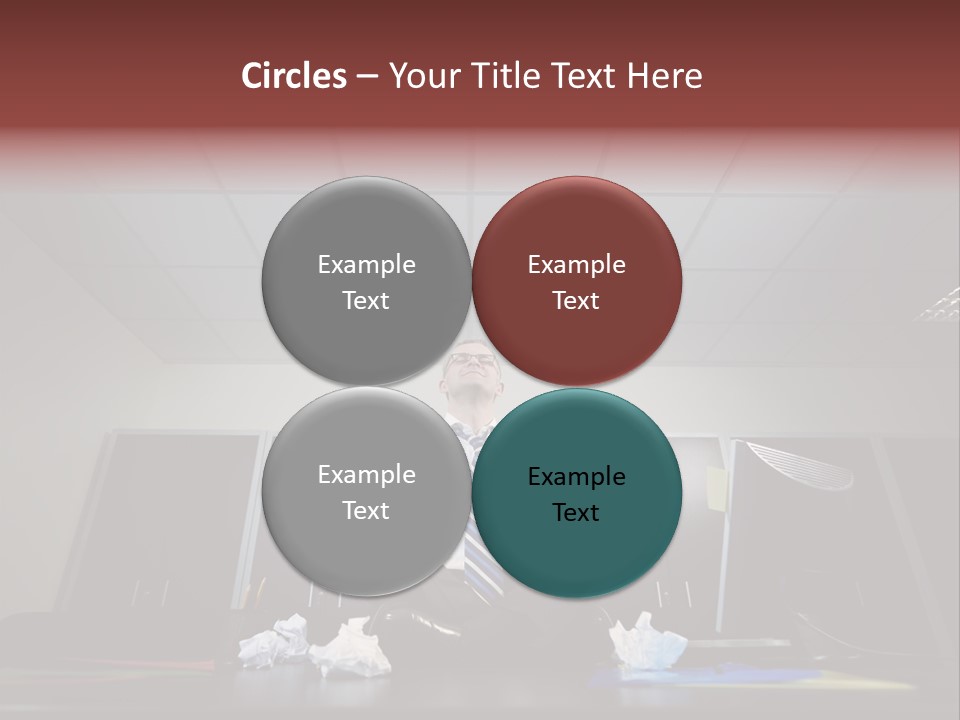 Night Sitting People PowerPoint Template