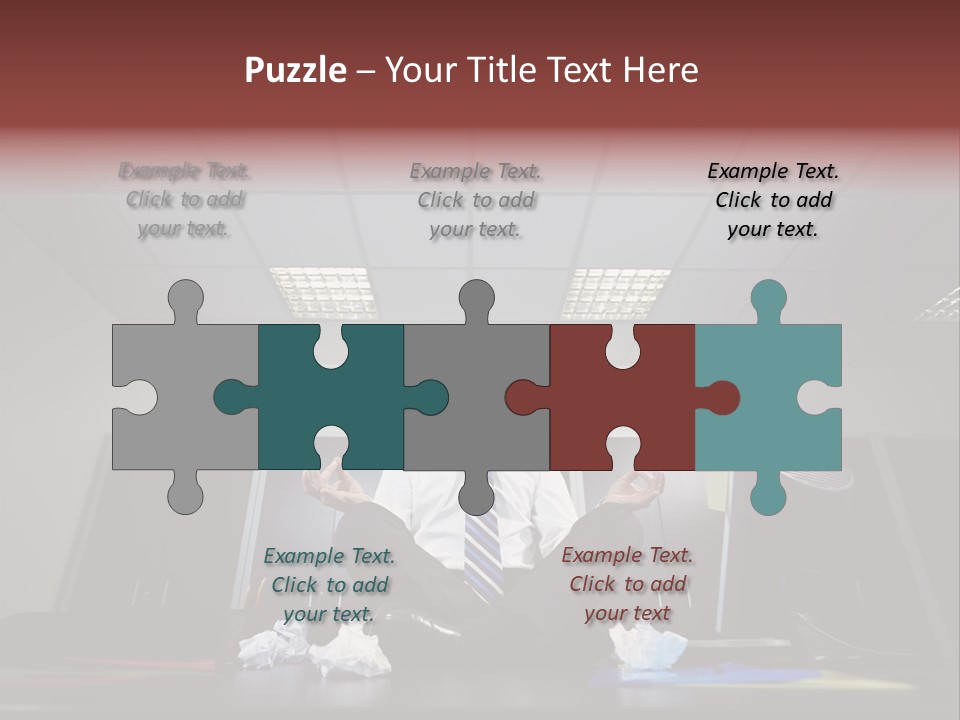 Night Sitting People PowerPoint Template