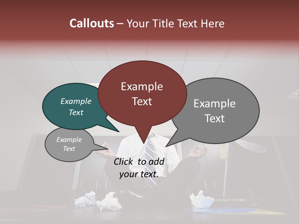 Night Sitting People PowerPoint Template