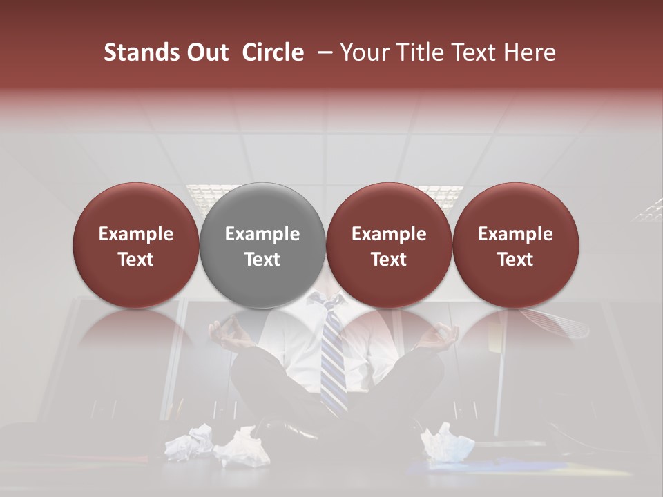 Night Sitting People PowerPoint Template