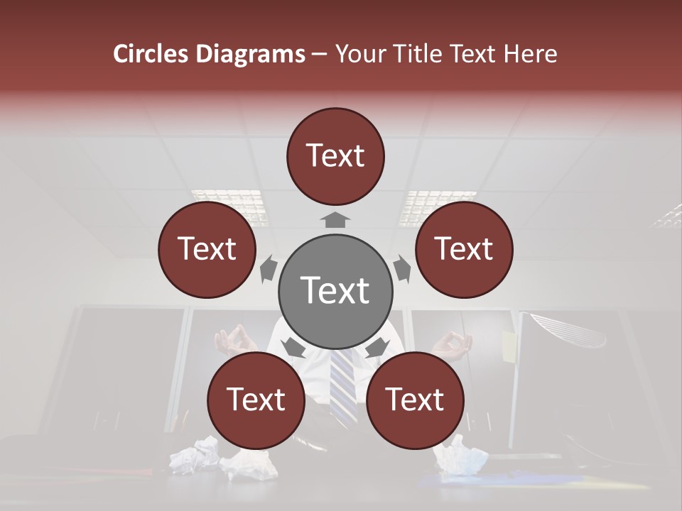 Night Sitting People PowerPoint Template