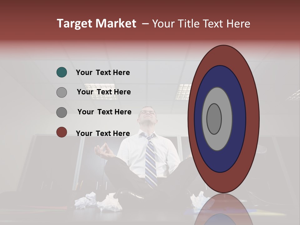 Night Sitting People PowerPoint Template