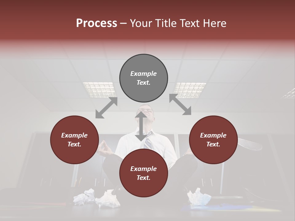 Night Sitting People PowerPoint Template