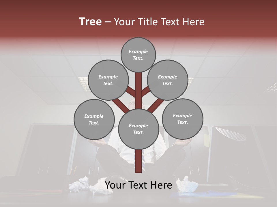 Night Sitting People PowerPoint Template
