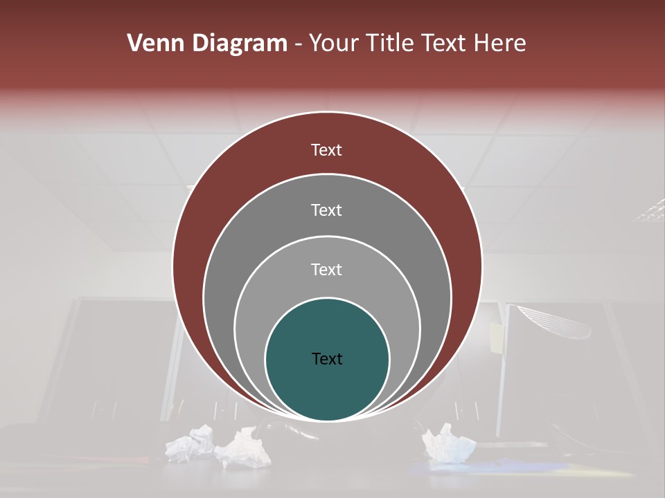 Night Sitting People PowerPoint Template