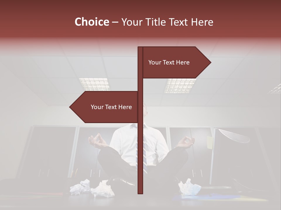 Night Sitting People PowerPoint Template