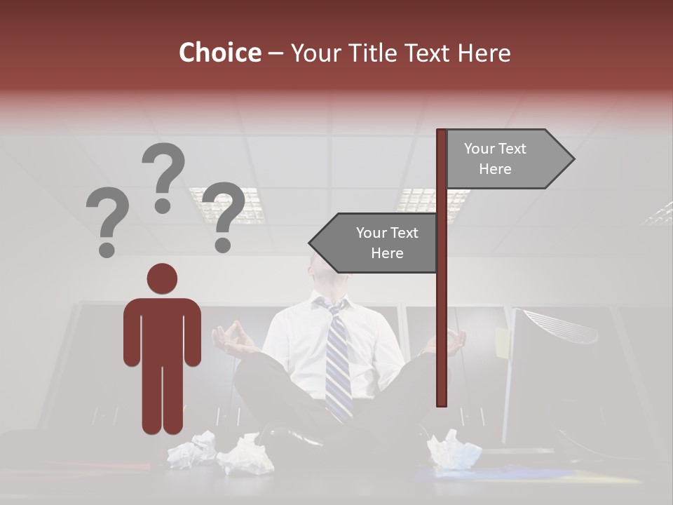 Night Sitting People PowerPoint Template