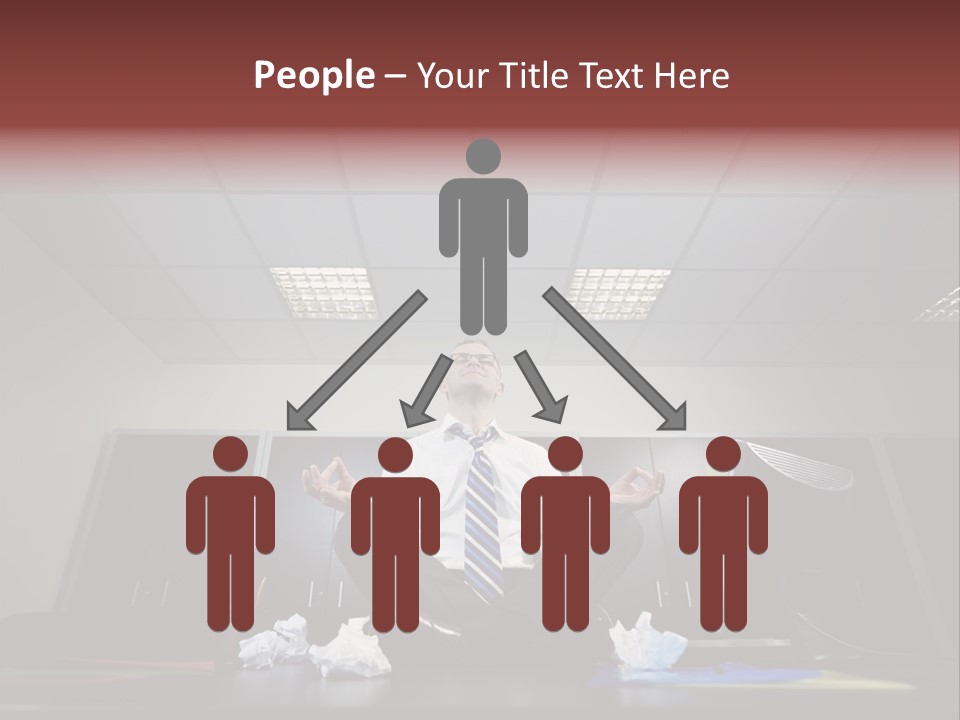 Night Sitting People PowerPoint Template