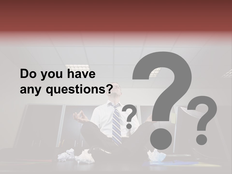 Night Sitting People PowerPoint Template