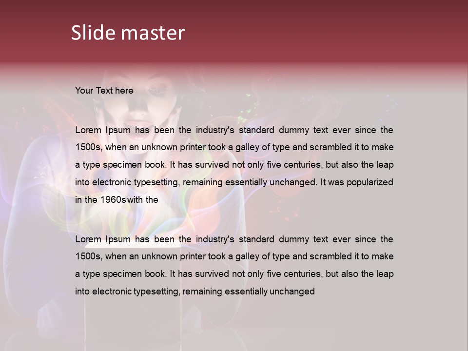 Happiness Hand New PowerPoint Template