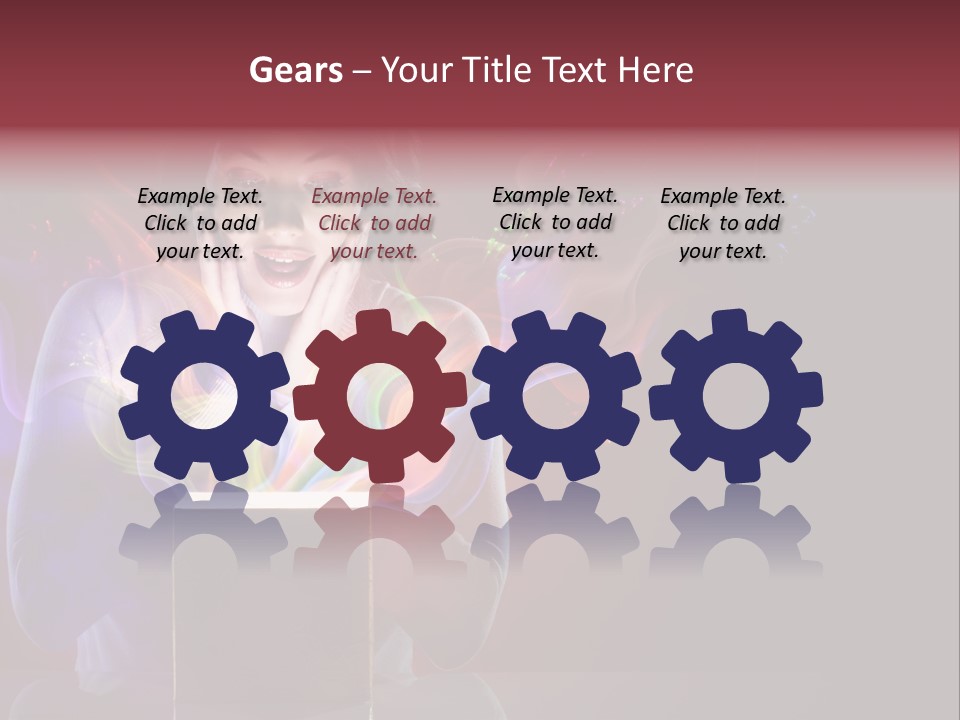 Happiness Hand New PowerPoint Template