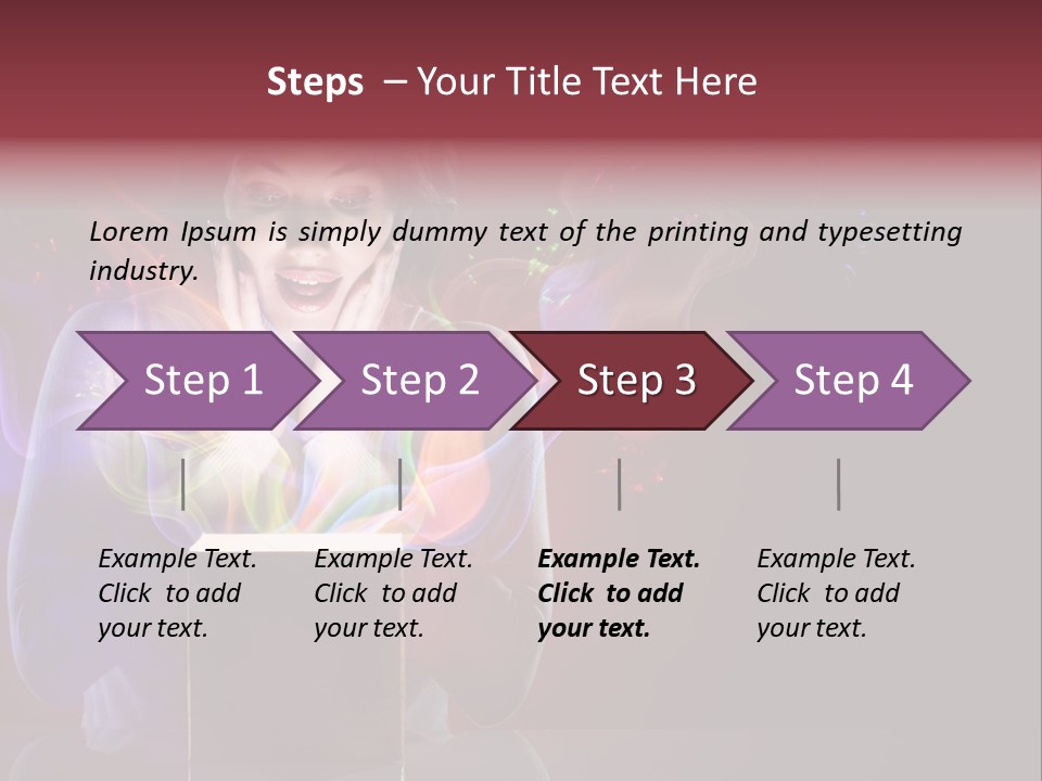 Happiness Hand New PowerPoint Template